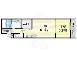 南海線 諏訪ノ森駅 徒歩6分 2階/-