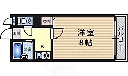 コスモ 1Kの間取図画像