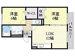 フラワーメゾンA棟 2階/-
