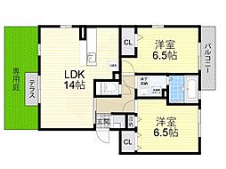 ラヴィーテ北花田 1階/-