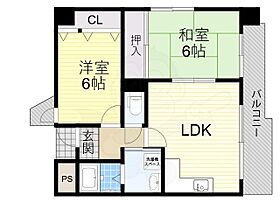 大阪府堺市北区北花田町２丁220番2号（賃貸マンション2LDK・3階・51.20㎡） その2