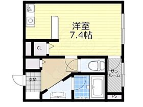 アフルエンス 302 ｜ 大阪府堺市北区百舌鳥梅町３丁（賃貸マンション1R・3階・24.30㎡） その2