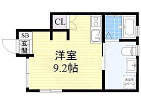 大阪府堺市堺区宿屋町東１丁（賃貸アパート1R・1階・24.25㎡） その2