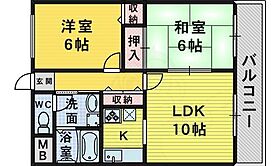 モズミヤビ 405 ｜ 大阪府堺市北区百舌鳥赤畑町３丁（賃貸マンション2LDK・4階・50.00㎡） その2