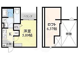 南海線 七道駅 徒歩9分 2階/-