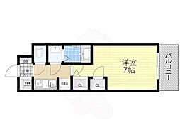 S-RESIDENCE堺altklas 1Kの間取図画像