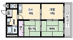 クレインストリート松本 3DKの間取図画像