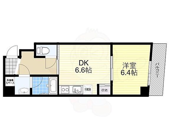 プラザSG ｜大阪府大阪市北区本庄西１丁目(賃貸マンション1DK・4階・31.92㎡)の写真 その2