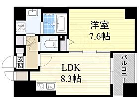 D-Rest Nakanoshima  ｜ 大阪府大阪市福島区福島１丁目2番7号（賃貸マンション1LDK・6階・38.70㎡） その2