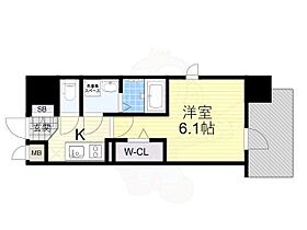 ワールドアイ梅田WEST(旧:Luxe海老江3)  ｜ 大阪府大阪市福島区海老江６丁目8番11号（賃貸マンション1K・2階・22.44㎡） その2