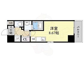 JMFレジデンス大阪福島  ｜ 大阪府大阪市北区大淀南１丁目10番5号（賃貸マンション1K・4階・24.46㎡） その2