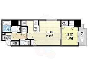 La Douceur梅田East  ｜ 大阪府大阪市北区西天満４丁目（賃貸マンション1LDK・8階・35.96㎡） その2