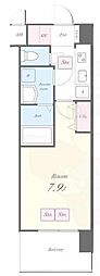 ノースヴィレッジ5 1Kの間取図画像