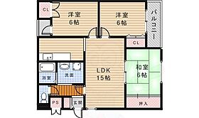 グランドール石橋  ｜ 大阪府池田市天神１丁目（賃貸マンション3LDK・2階・70.00㎡） その2