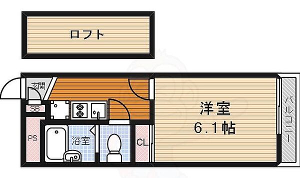 石橋蛍池マンション ｜大阪府池田市石橋４丁目(賃貸アパート1K・1階・19.30㎡)の写真 その2