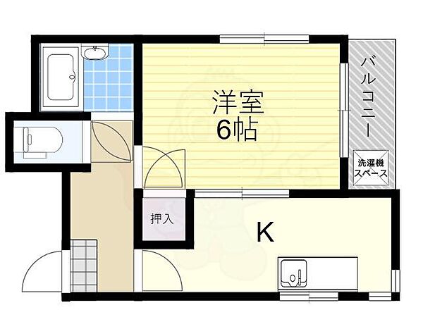 ウィンライフ池田 ｜大阪府池田市新町(賃貸マンション1K・3階・21.91㎡)の写真 その2