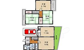 大阪府池田市畑４丁目（賃貸一戸建4DK・1階・80.53㎡） その2