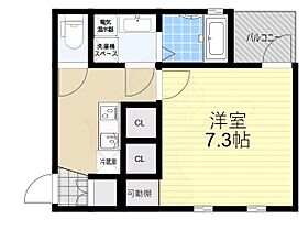 ゼニス天神  ｜ 大阪府池田市天神２丁目（賃貸アパート1K・2階・25.07㎡） その2