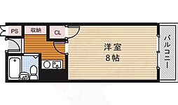 ユナイテッドジェイズビル 1Kの間取図画像