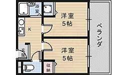 間取図画像 2K