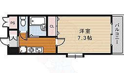 エミーナヒルズ 1Kの間取図画像