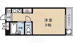 池田マンション 1Kの間取図画像