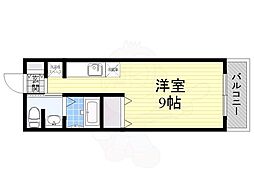 ヴィラジョルナータ ワンルームの間取図画像