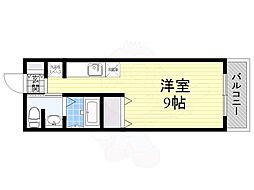 ヴィラジョルナータ ワンルームの間取図画像