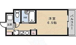 センチュリーショウエイ6 1Kの間取図画像