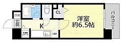 ラセデュクシオン 1Kの間取図画像