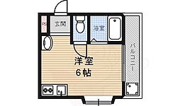 ファーストステージ桜井 ワンルームの間取図画像