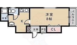 プチメゾン 1Kの間取図画像