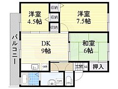 物件の間取り