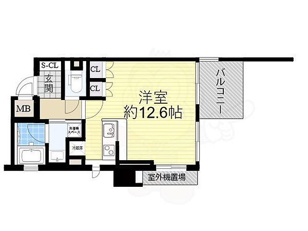 リーガルタワー福島 ｜大阪府大阪市福島区福島７丁目(賃貸マンション1R・3階・33.30㎡)の写真 その2