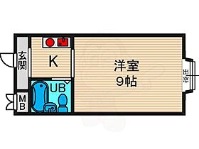 サンパレス吉松 405 ｜ 大阪府大阪市福島区吉野３丁目（賃貸マンション1R・4階・20.00㎡） その2