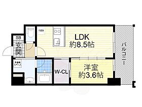 大阪府大阪市福島区鷺洲３丁目（賃貸マンション1LDK・11階・31.79㎡） その2