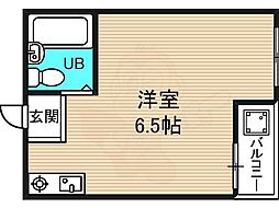 アールユーアイ21 ワンルームの間取図画像