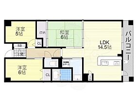 サーパス此花ネオスタイル 1104 ｜ 大阪府大阪市此花区島屋３丁目（賃貸マンション3LDK・11階・70.16㎡） その2