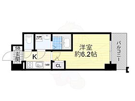 大阪府大阪市福島区鷺洲３丁目（賃貸マンション1K・5階・21.24㎡） その2