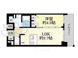 プレサンス大阪福島シエル 13階/-