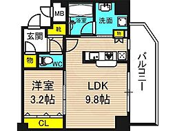 パークフラッツ野田阪神駅前 13階/-