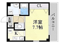 grb 1Kの間取図画像