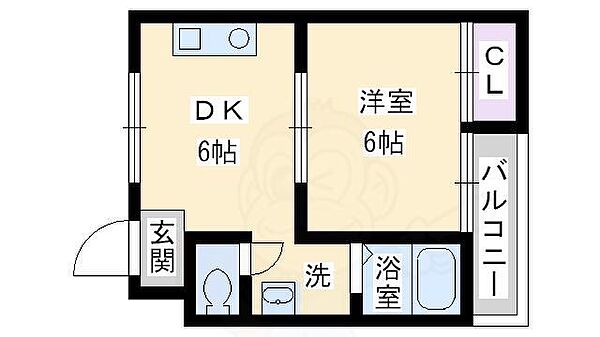 第2島上マンション ｜大阪府大阪市東淀川区豊新５丁目(賃貸マンション1DK・1階・27.00㎡)の写真 その2