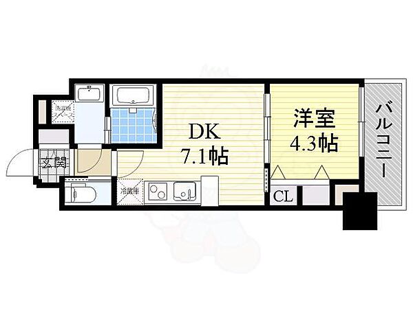 スプランディッド新大阪キャトル ｜大阪府大阪市淀川区西中島３丁目(賃貸マンション1DK・11階・28.70㎡)の写真 その2