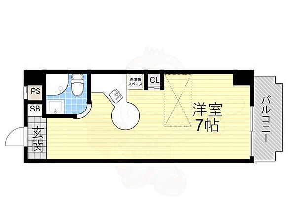 ラ・パルフェ・ド・パラツィーナ ｜大阪府大阪市淀川区塚本１丁目(賃貸マンション1R・6階・18.90㎡)の写真 その2