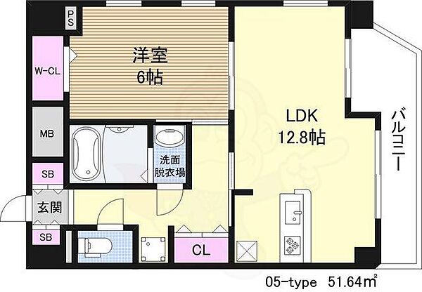 セレブコート新北野 ｜大阪府大阪市淀川区新北野１丁目(賃貸マンション1LDK・9階・51.64㎡)の写真 その2