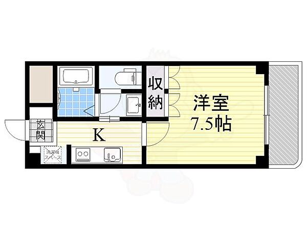 ハーベストヒルズ ｜大阪府大阪市東淀川区瑞光３丁目(賃貸マンション1K・2階・24.75㎡)の写真 その2