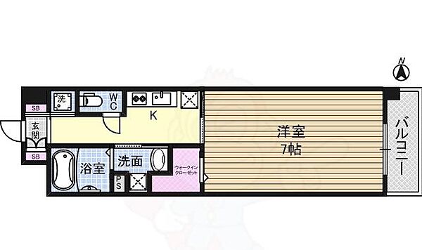 S-FORT新大阪ravir ｜大阪府大阪市淀川区西中島３丁目(賃貸マンション1K・3階・26.14㎡)の写真 その2