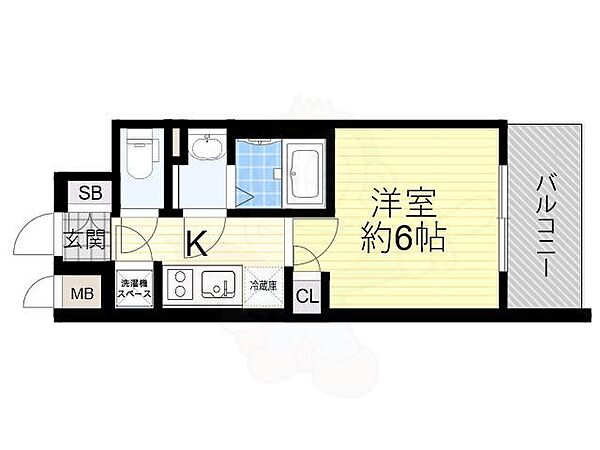 レジュールアッシュOSAKAデイフィール ｜大阪府大阪市東淀川区豊新５丁目(賃貸マンション1K・6階・21.25㎡)の写真 その2