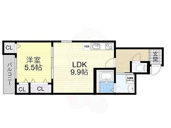 フジパレス十三北1番館 ｜大阪府大阪市淀川区野中北２丁目(賃貸アパート1LDK・1階・40.30㎡)の写真 その2